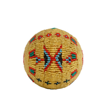Sioux Puberty/Game Ball, Native, Beadwork, Other
