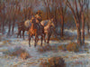 Trails Cross by Ron Crooks, Fine Art, Painting, Western