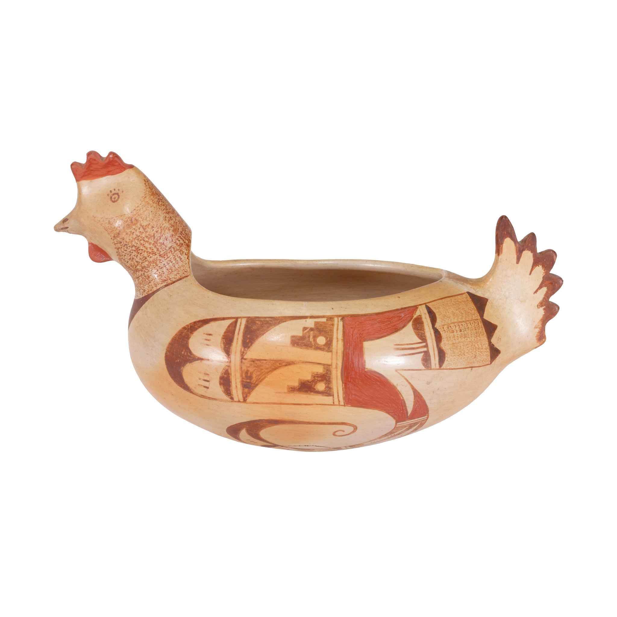 Hopi Pottery Chicken Bowl