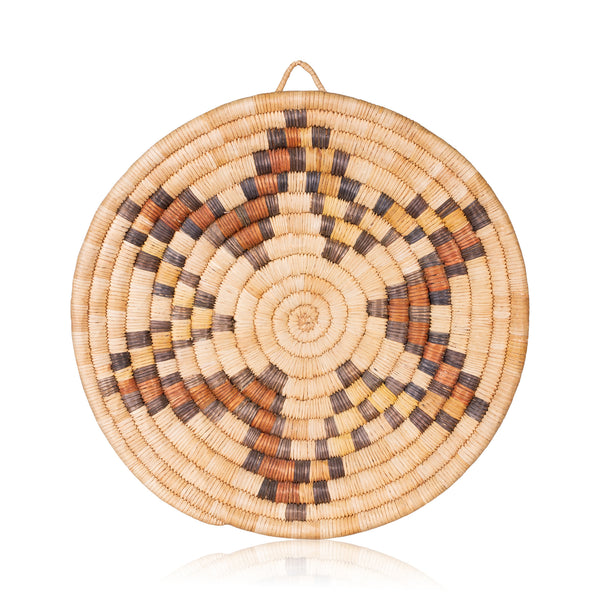 Hopi Basketry Plaque, Native, Basketry, Plate