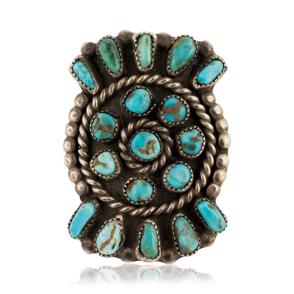 Zuni Sunburst Ring, Jewelry, Ring, Native