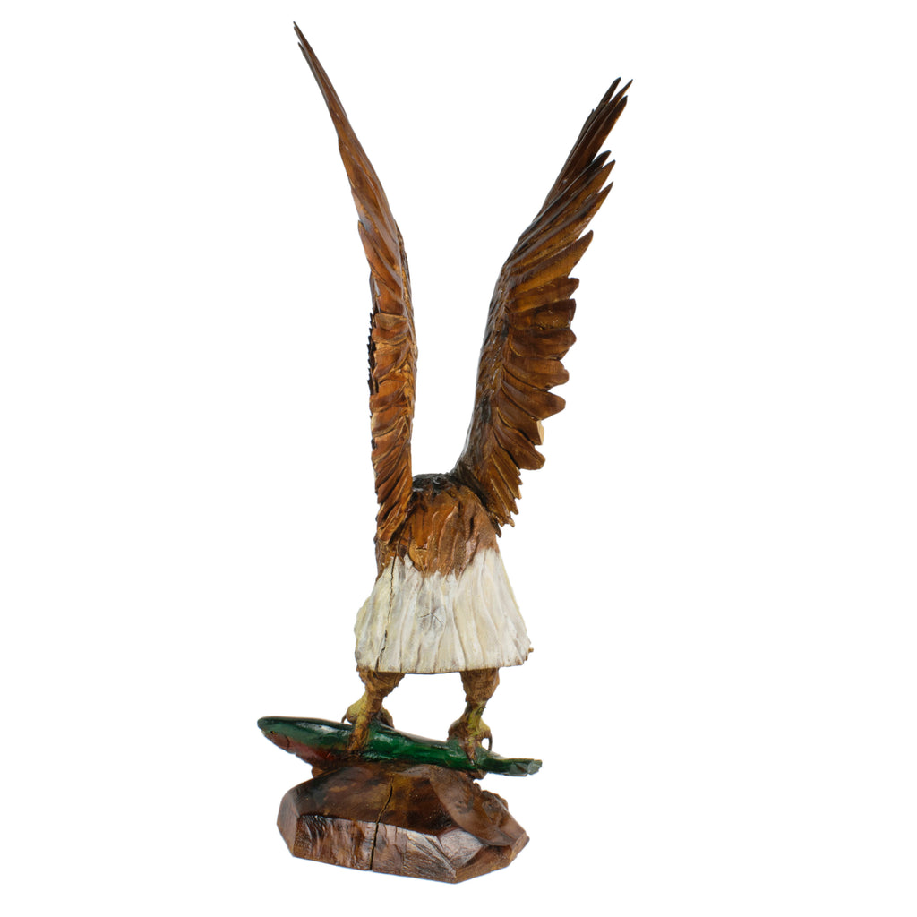 11+ Carved Wooden Eagle