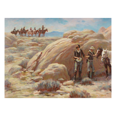 The Deserters by Ron Crooks, Fine Art, Painting, Western