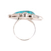 Asymmetrical Turquoise Ring