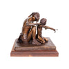 "His First Real Arrow" Bronze by Robert Scriver