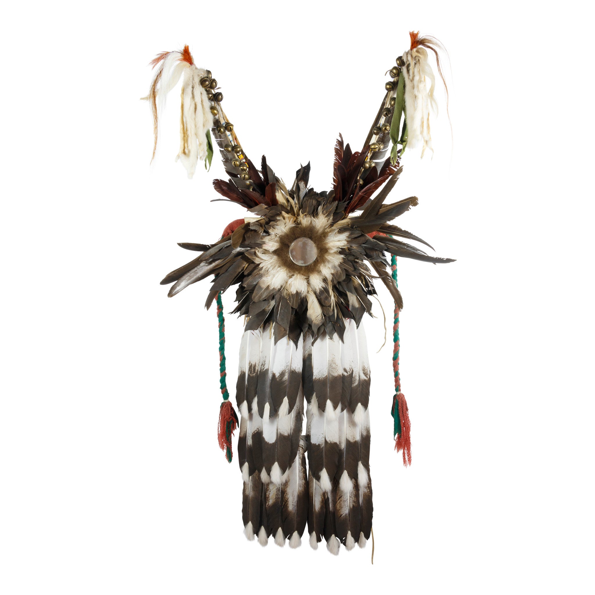 Crow Dance Bustle, Native, Head Piece, Bustle