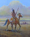 Crossing the Plains by Jim Carkhuff, Fine Art, Painting, Native American