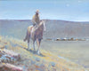 Coming Home Late by Jim Carkhuff, Fine Art, Painting, Western