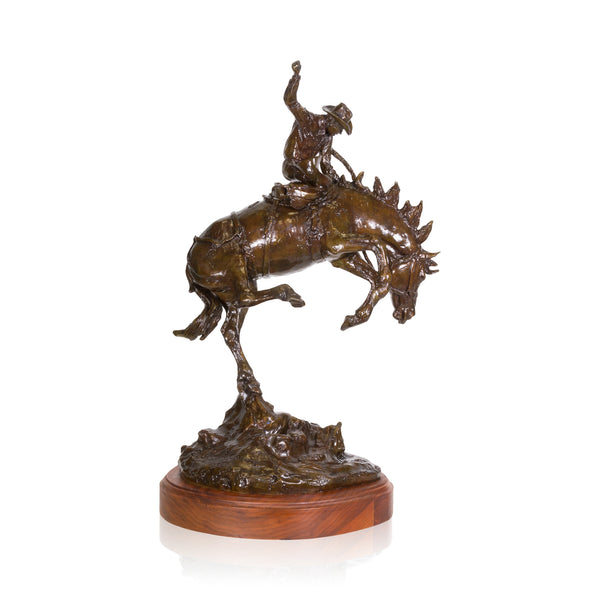 "To Ride a Bronc" Bronze by Robert Scriver, Fine Art, Bronze, Limited