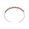 Zuni Coral Needlepoint Bracelet