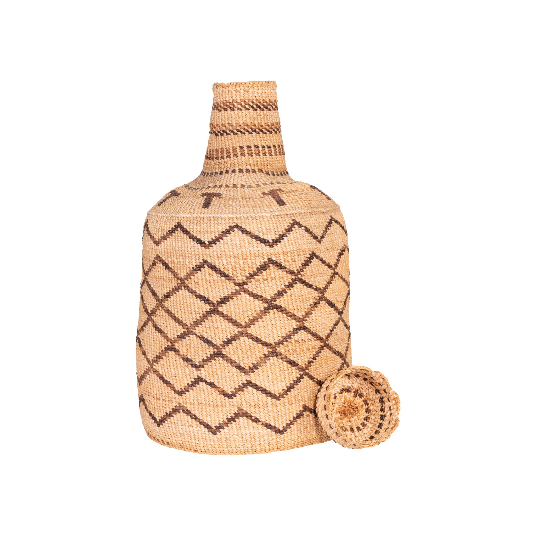 Klamath Basketry Bottle