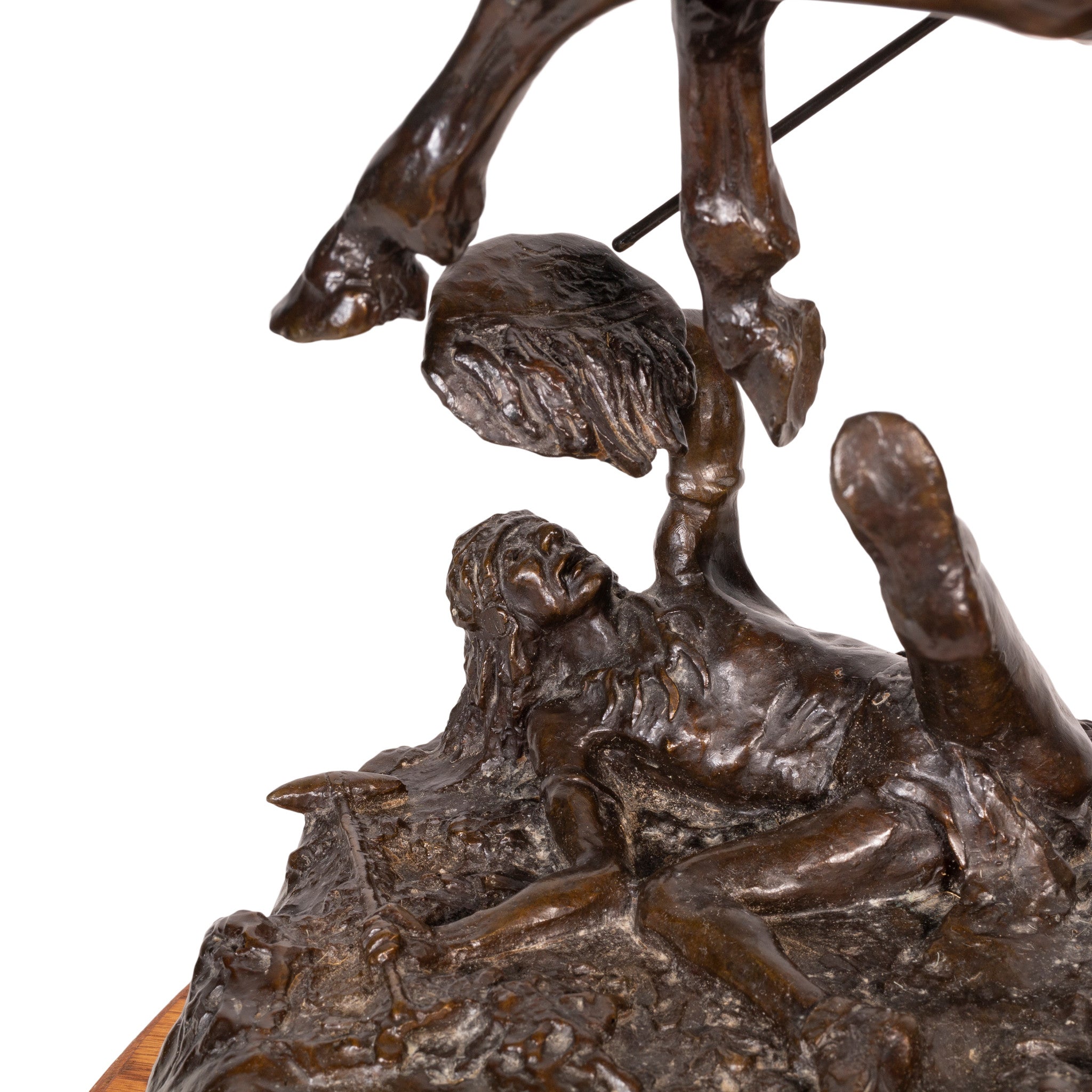 "Counting Coup" Bronze by Robert Scriver