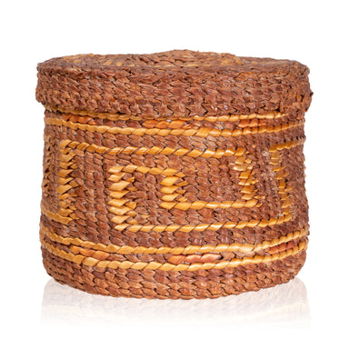 Tsimshian Basket, Native, Basketry, Vertical