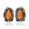 Navajo Spiny Oyster Earrings, Jewelry, Earrings, Native