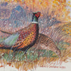 Pheasant Pair by the Old Barn by Glenn Emmons