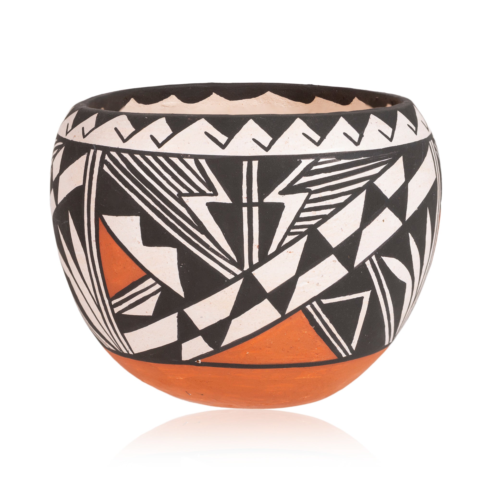 Miniature Acoma Bowl, Native, Pottery, Historic