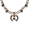 Zuni Owl Squash Blossom Necklace