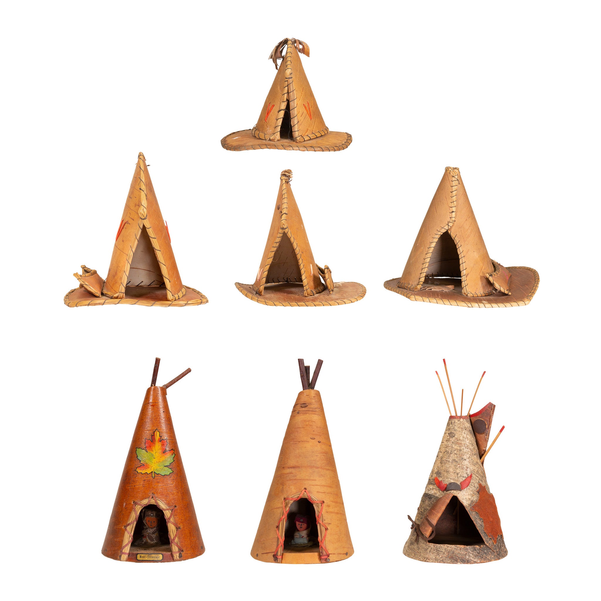 Miniature Teepee Collection, Native, Art, Other