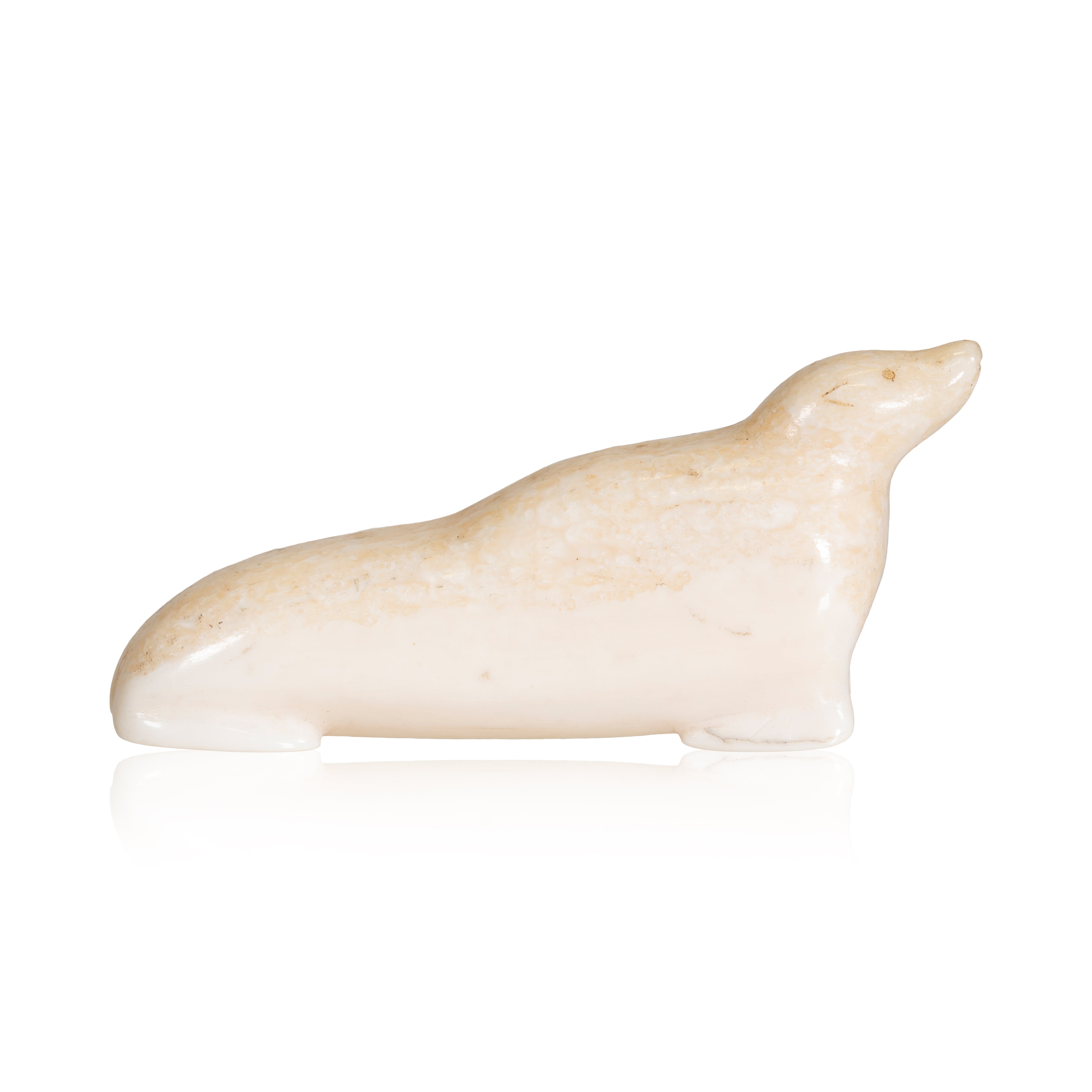 Eskimo Seal Charm, Native, Carving, Ivory