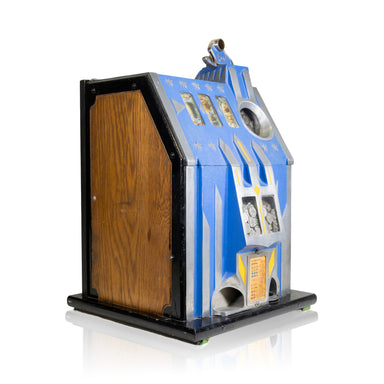 Comet 5 Cent Slot Machine, Western, Gaming, Gambling Wheel