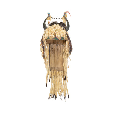 Sioux Split Horn Headdress, Native, Head Piece, Headdress