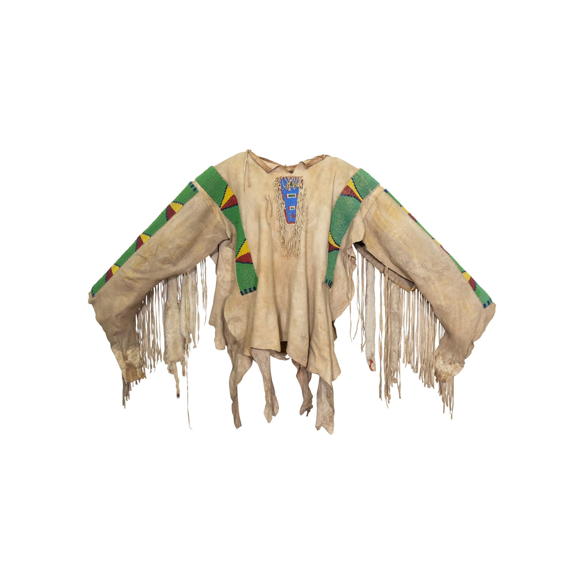 Sioux Warrior's Deer Skin Shirt and Leggings