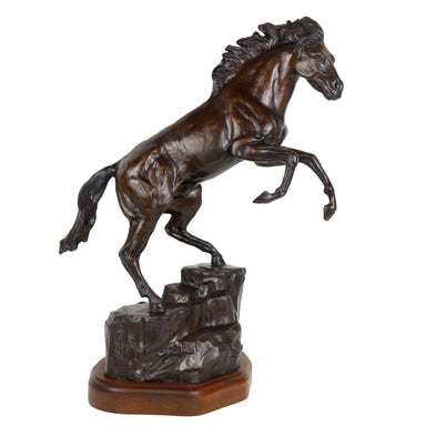 "Rampant Stallion" by Peter Darro, Fine Art, Bronze, Limited