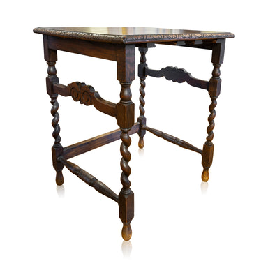 English Oak Side Table, Furnishings, Furniture, Table