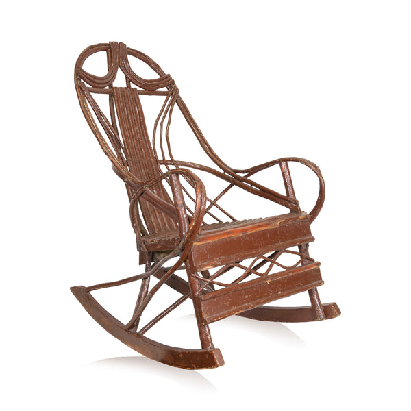Adirondack Twig Rocker, Furnishings, Furniture, Chair