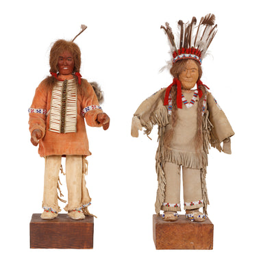 Pair of Sioux Dolls, Native, Doll, Other
