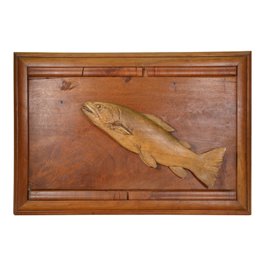 Trout After Mayfly, Furnishings, Decor, Carving