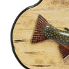 Carved Brook Trout by Paul Mailman