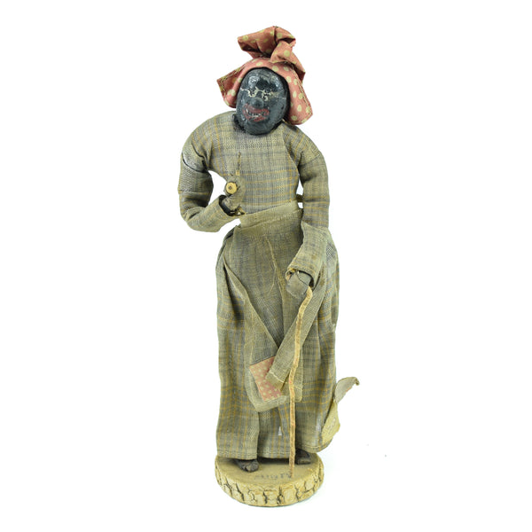 Southern Folk Art Doll, Furnishings, Decor, Folk Item
