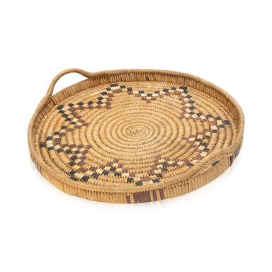 Salish Basket, Native, Basketry, Plate