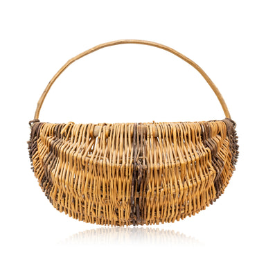 Chippewa Willow Basket, Native, Basketry, Vertical