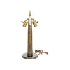 Matched Pair Trench Art Lamps