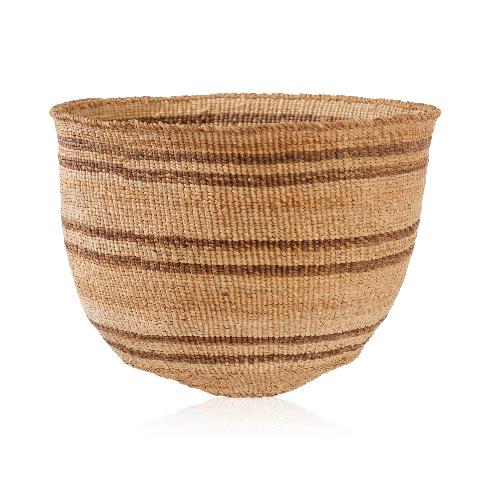 Klamath Hat Basket, Native, Basketry, Hat