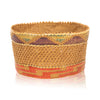 Tlingit Open Weave Basket, Native, Basketry, Vertical