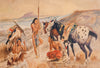 Hen-ca-dl-ska Sioux by Rufus O. Wright, Fine Art, Painting, Native American
