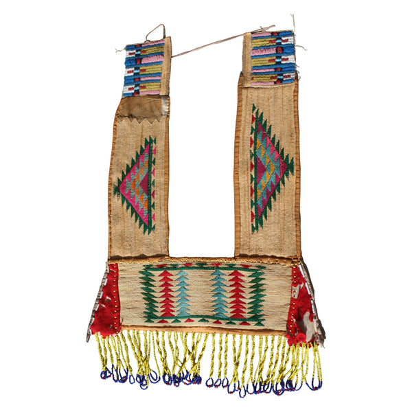 Nez Perce Corn Husk Martingale, Native, Basketry, Corn Husk