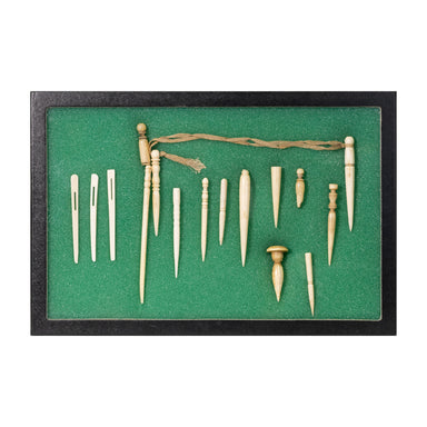 Collection of Fids and Needles, Native, Stone and Tools, Bone