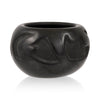 Yolanda and James Black Ware Bowl, Native, Pottery, Historic