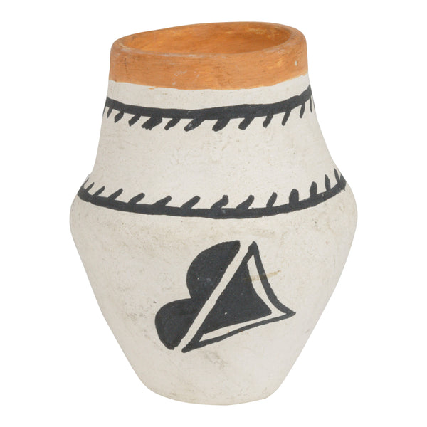 Isleta Miniature Pot, Native, Pottery, Historic