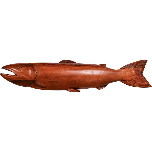 Alaska King Salmon Carving, Furnishings, Decor, Carving
