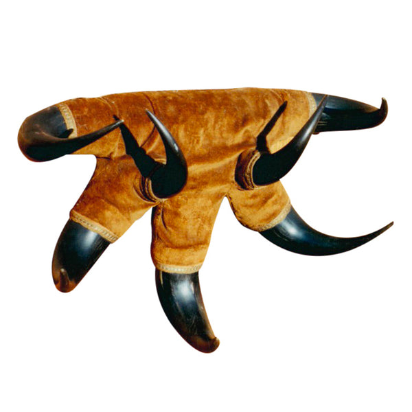 Buffalo Horn Hat Rack, Furnishings, Furniture, Hat Rack
