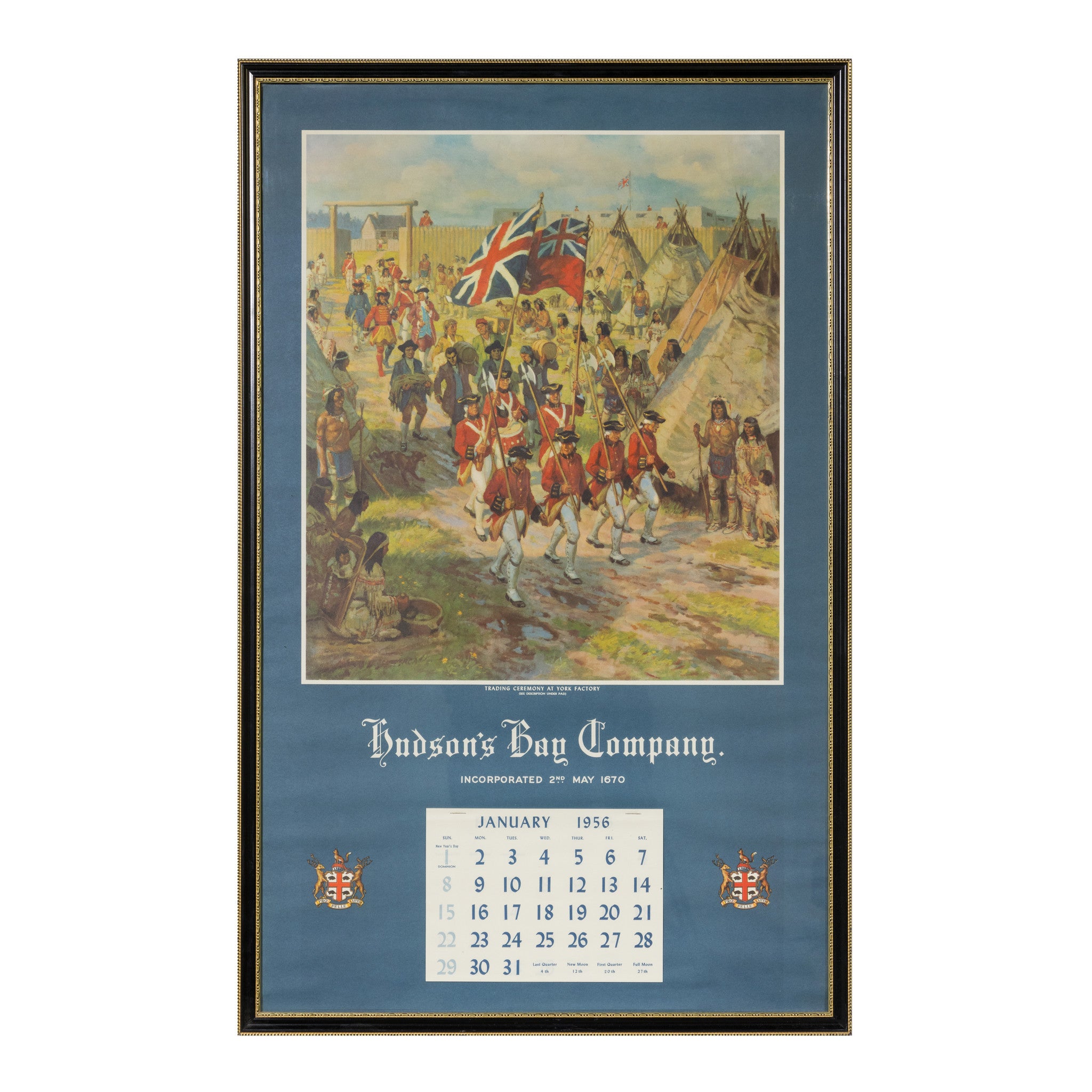 1956 Hudson Bay Calendar