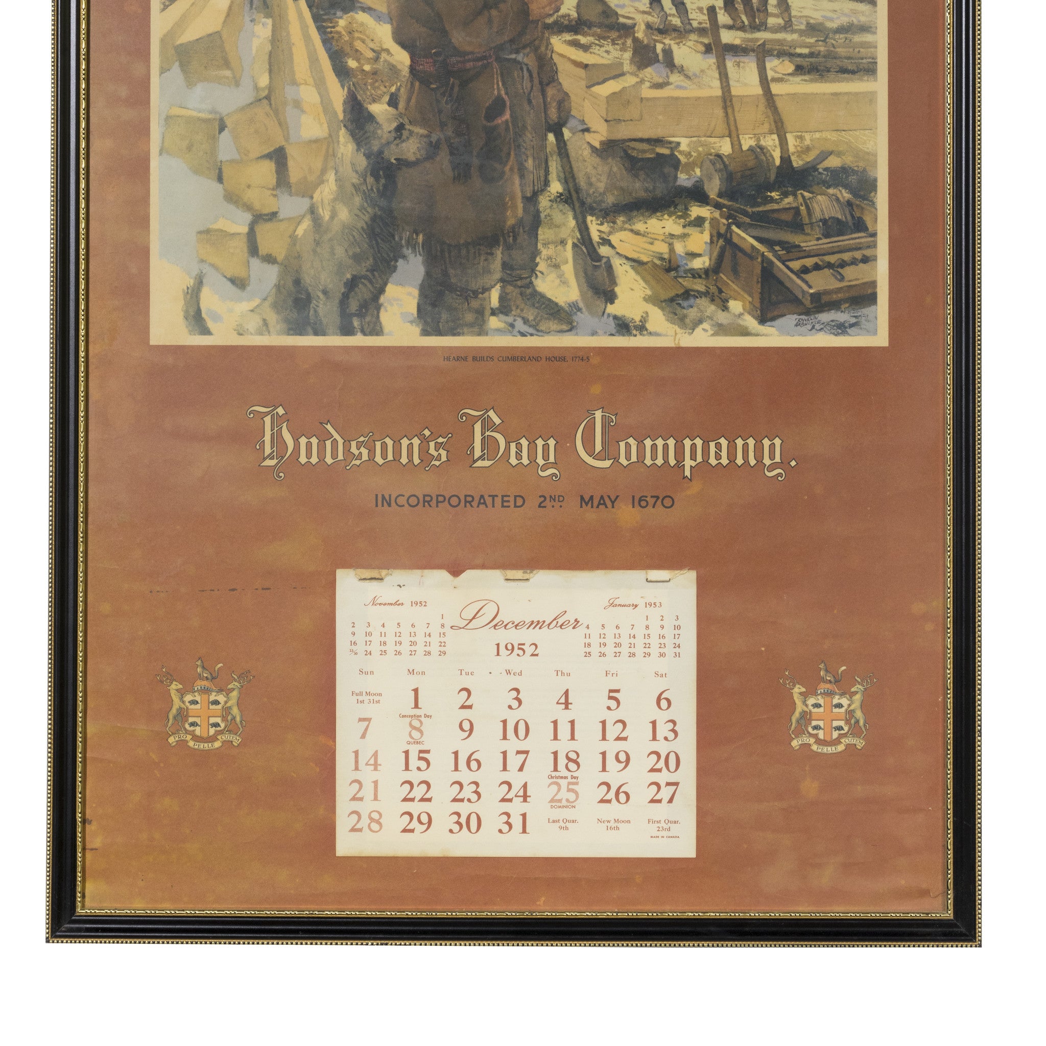 Hudson Bay Co. Calendar