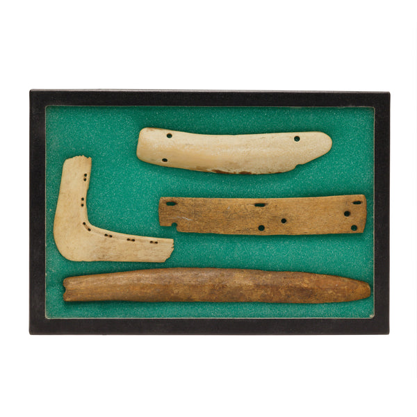 Fossilized Ivory Tools, Native, Carving, Ivory