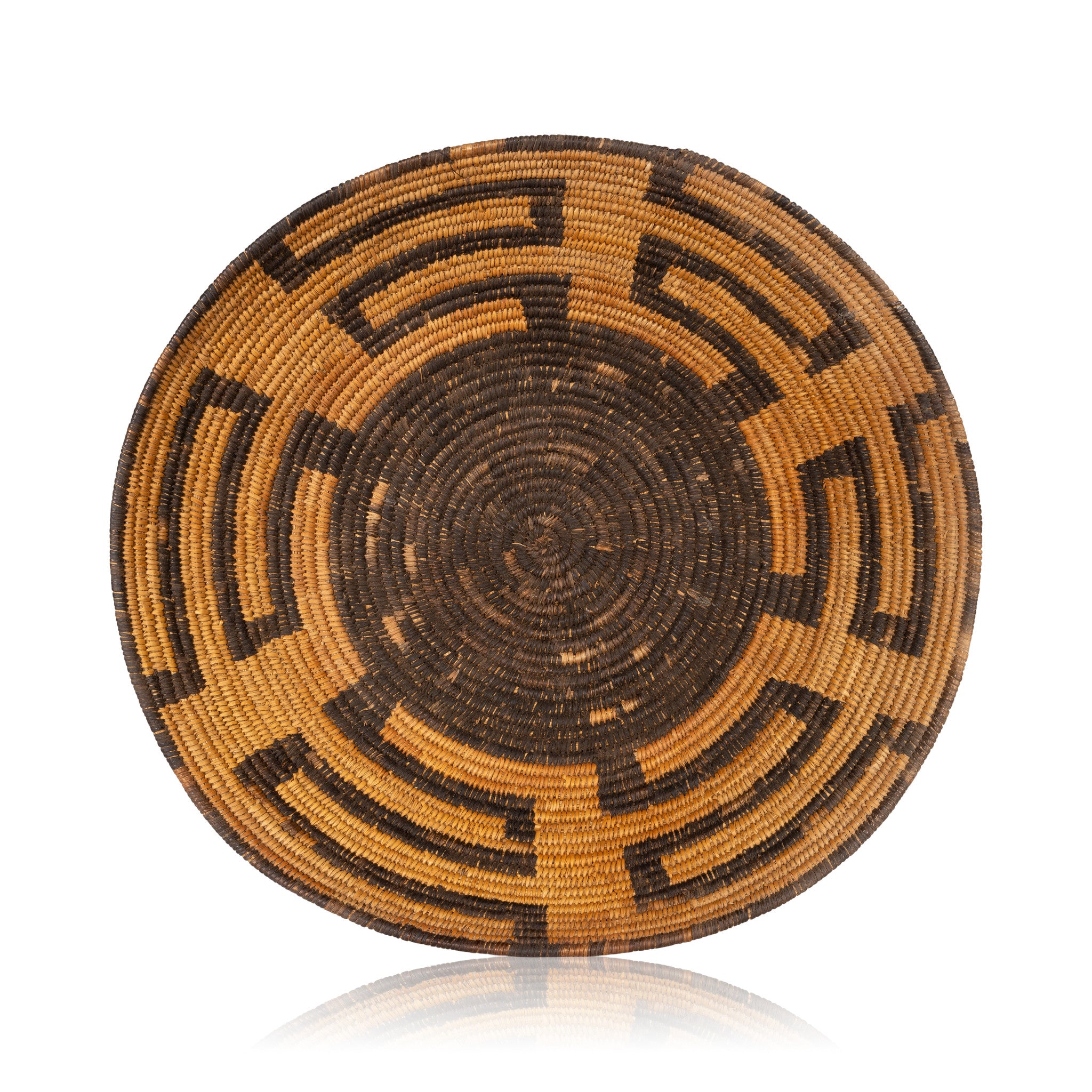 Pima Basket Tray, Native, Basketry, Plate