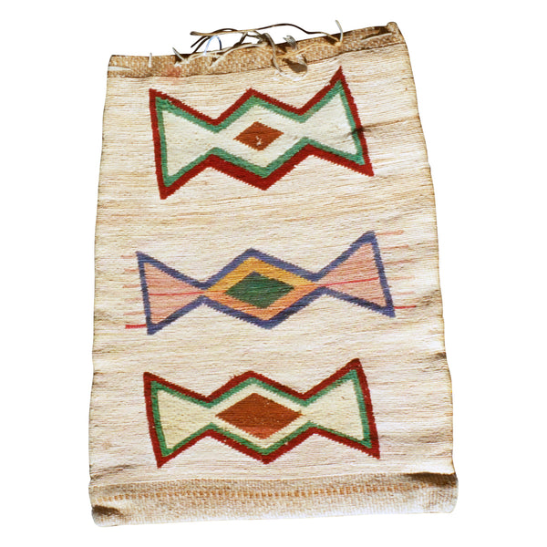 Nez Perce Corn Husk Bag, Native, Basketry, Corn Husk